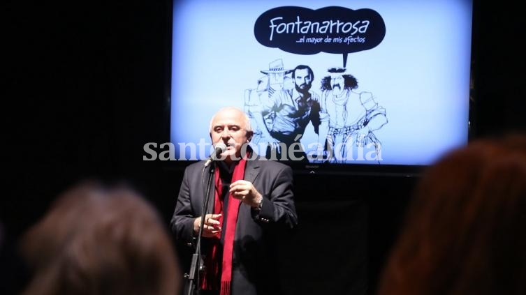 Lifschitz inauguró una muestra que celebra la vida y obra de Fontanarrosa