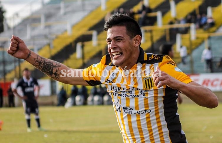 Heredia, volante con gol de Almirante Brown, es de Colón