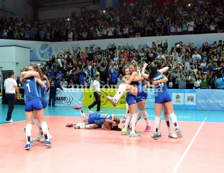 Vóley: Las Panteritas vencieron a Brasil y están en cuartos de final