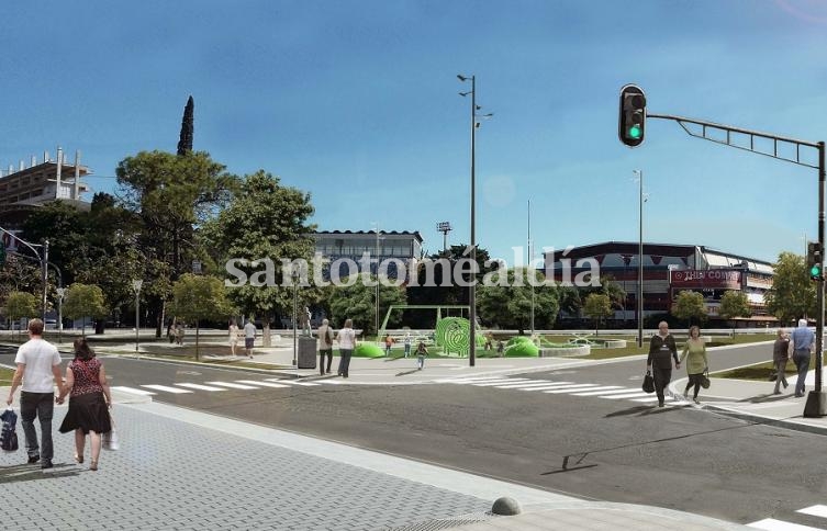 Santa Fe: Remodelarán la rotonda frente a la cancha de Unión