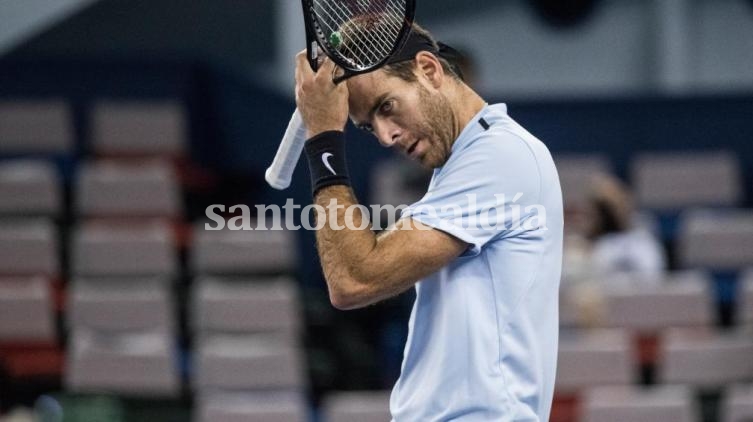 Del Potro no pudo sostenerse y cayó ante Federer