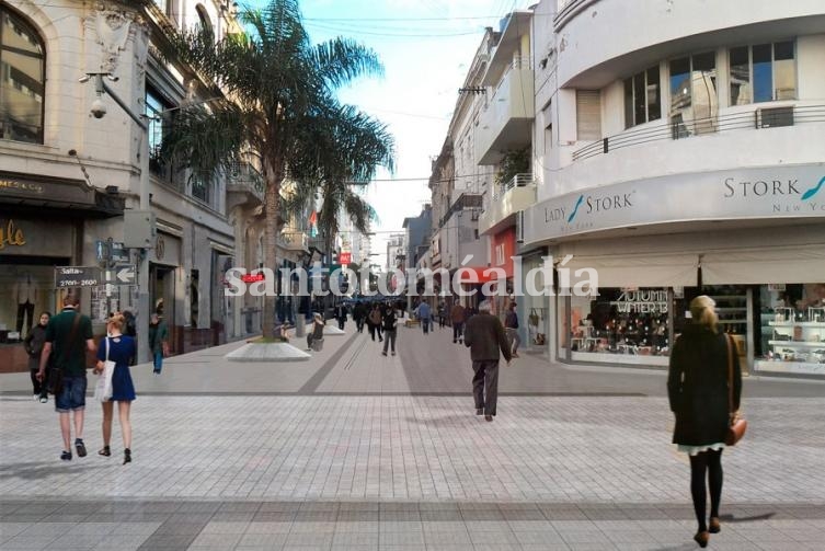 Santa Fe: Avanza el proceso para remodelar la Peatonal San Martín