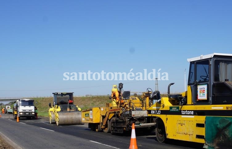 La provincia avanza en la ejecución del plan de obras en la autopista Santa Fe-Rosario