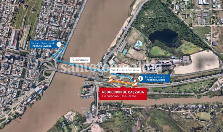 Continúan las tareas de repavimentación de la Ruta 168