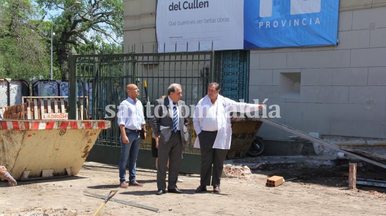 Continúan las obras de remodelación del hospital Cullen