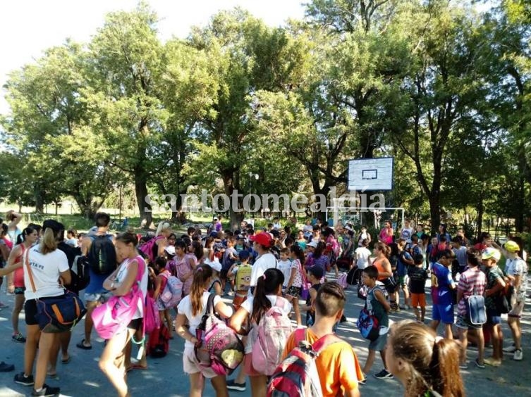 Sauce Viejo: nueva semana de colonia de vacaciones