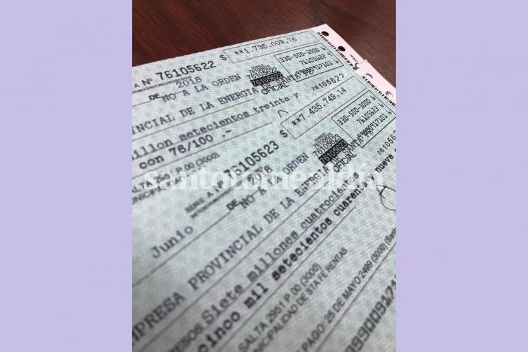 Corral impugnó las boletas de EPE y emitió el pago según sus cálculos.