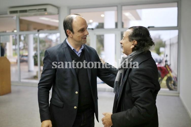 Sica y Corral en el Club de Emprendedores de Santa Fe Activa