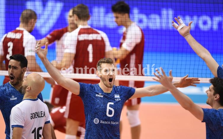 Vóley: Argentina venció al campeón del mundo