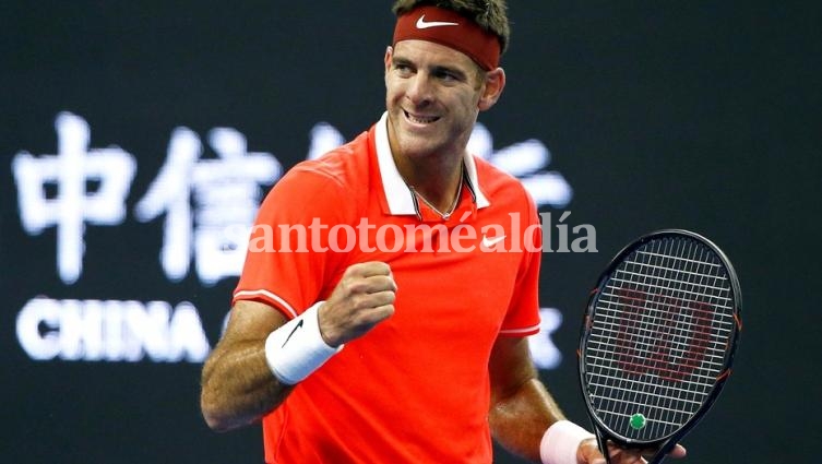Del Potro dio otro paso en China y avanzó a semifinales