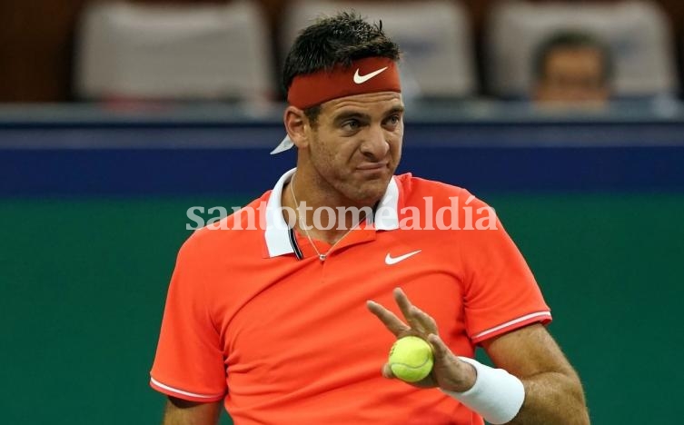 Del Potro abandonó por una lesión en la rodilla