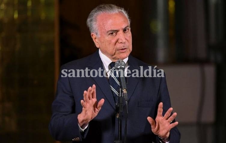 Detuvieron al expresidente brasileño Temer por la causa 