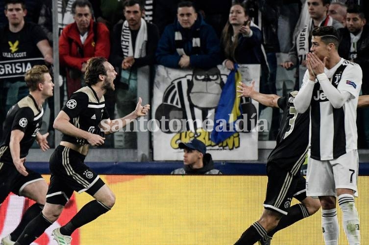 Ajax dio el golpe y eliminó a Juventus de CR7