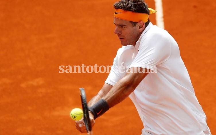 Del Potro arrancó con el pie derecho en Roma