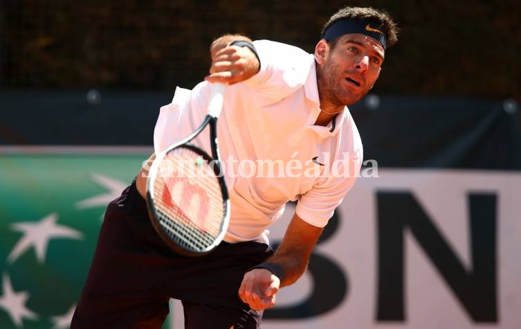 Después de tres meses sin triunfos, Del Potro ganó dos partidos en un día en Roma