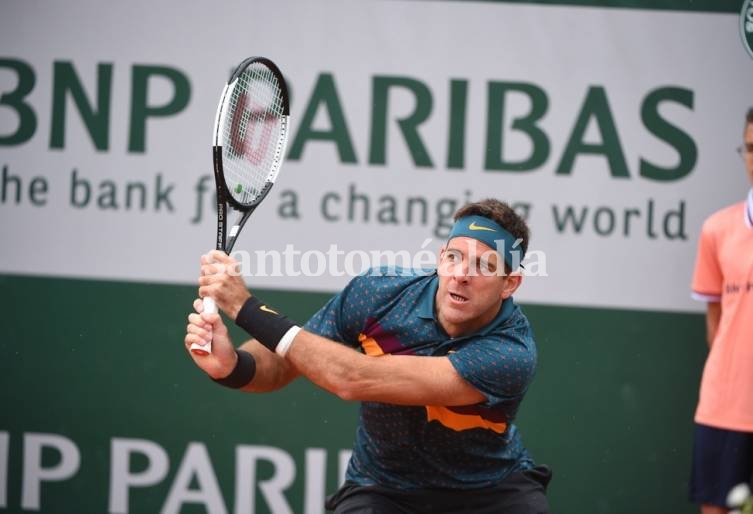 Del Potro dio un trabajoso primer paso en Rolan Garros