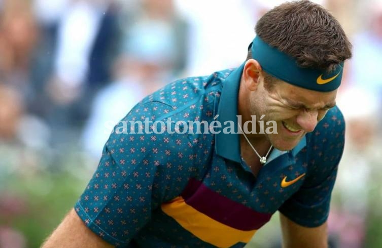 Malas noticias para Delpo: se fracturó la rótula