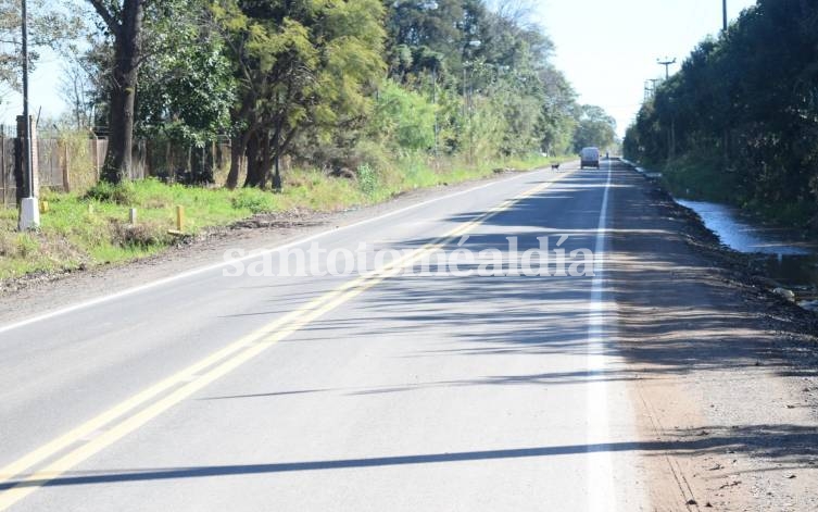 La provincia finalizó la pavimentación del acceso al predio de la Liga Santafesina de Fútbol en Monte Vera