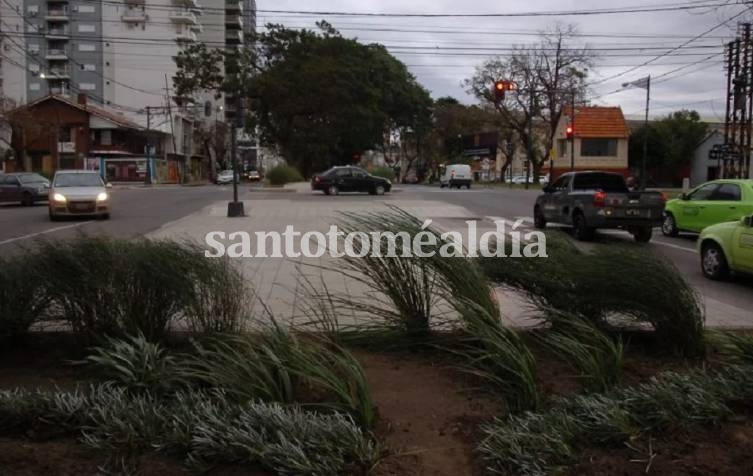 En Santa Fe, hubo ráfagas de hasta casi 80 km por hora durante la madrugada