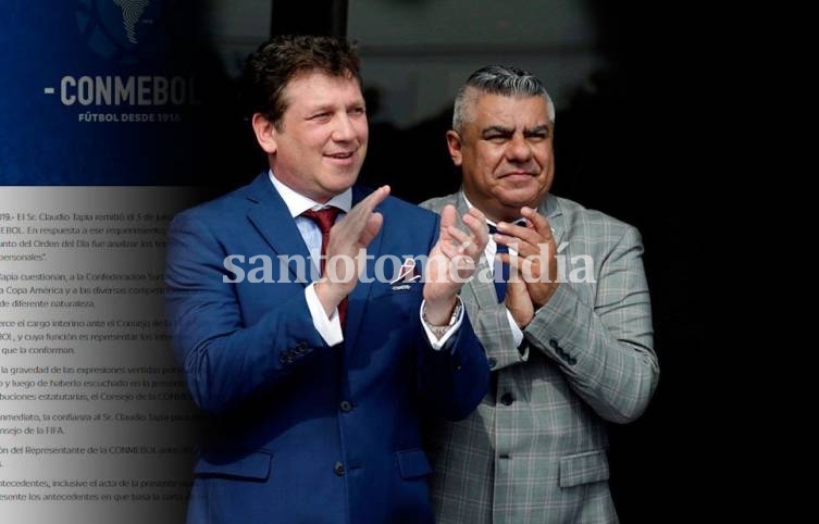 La Conmebol destituyó a Chiqui Tapia de su cargo en la FIFA por las críticas durante la Copa América