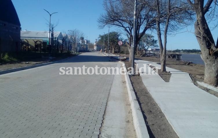 Avanza la construcción del Paseo del Puerto en la ciudad de Santa Fe. (Secretaría de Comunicación Social)