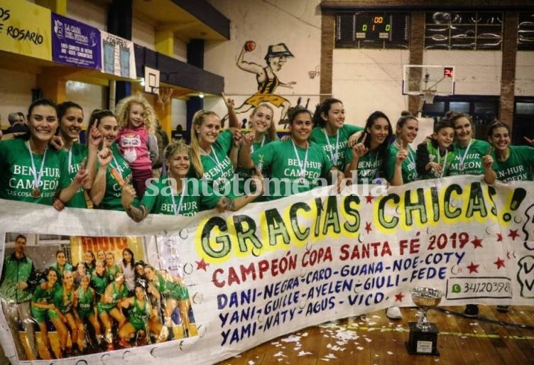 Ben Hur se consagró campeón de la Copa Santa Fe de Básquet Femenino