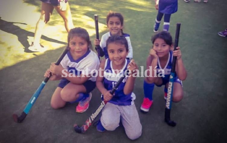 La categoría más chica, la Sub 8. (Foto: Gentileza Club Atenas)