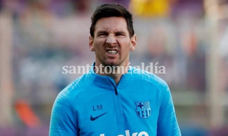 Messi admitió que se resintió de la lesión y no se puso plazos para volver