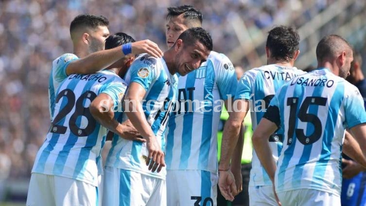 Racing ganó su segundo partido en el torneo. (Foto: TyC Sports)