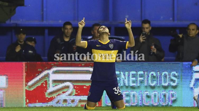 Boca le ganó 1-0 a Estudiantes y es el único líder de la Superliga