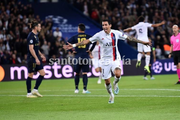 Di maría fue la gran figura de la noche en el Parque de los Príncipes. (Foto: PSG)