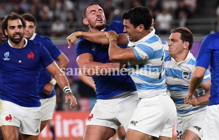 Mundial de Rugby: Matías Moroni fue advertido tras una pelea en el final del partido con Francia