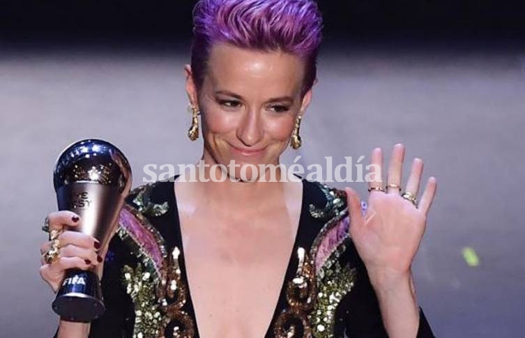 Megan Rapinoe, elegida The Best como mejor jugadora del año