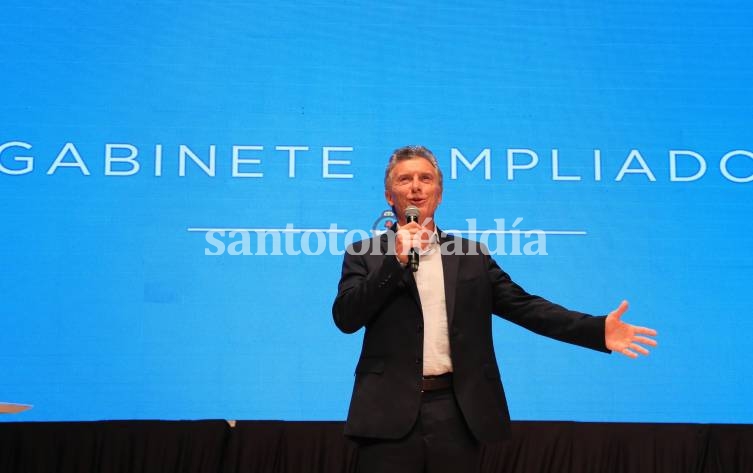 Macri en la reunión de Gabinete ampliado: 