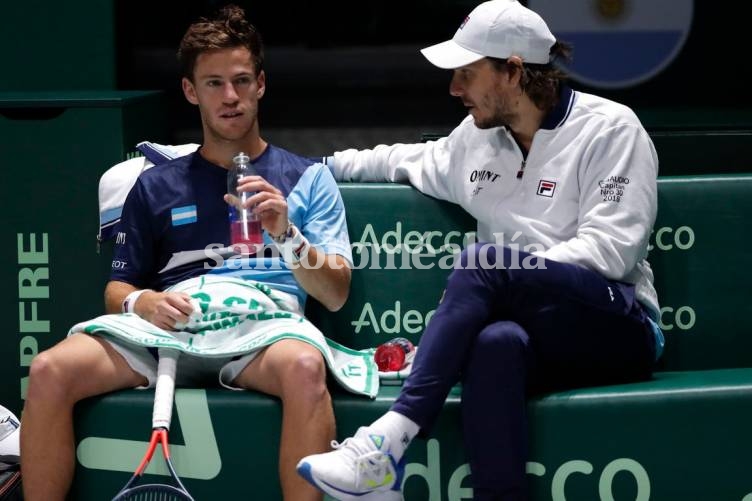 Schwartzman no encontró respuestas ante un Nadal intratable; Gaudio, el capitán, tampoco. (Foto: AP)