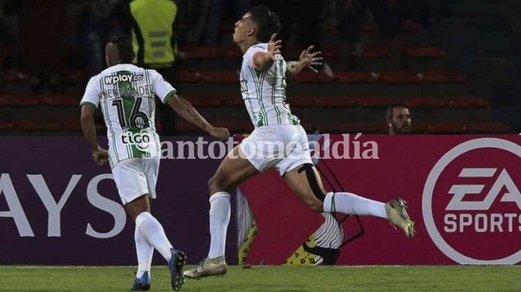 Copa Sudamericana: Atlético Nacional de Colombia goleó a Huracán