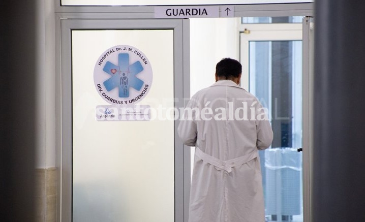 El hombre pasó sus ultimas horas en la sala de terapia del Cullen. (Foto: Aire Digital)