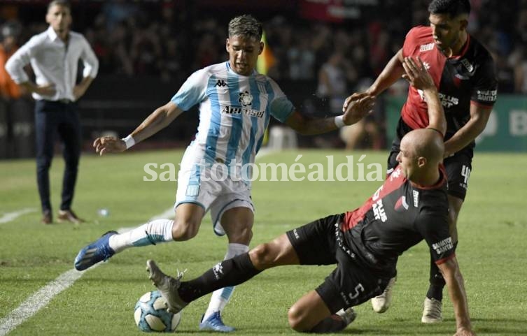 Colón y Racing empataron 1 a 1 en un partido con final electrizante 
