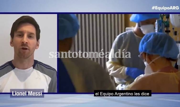 Messi, Sabatini, Ginóbili y otra figuras del deporte hicieron un video de agradecimiento