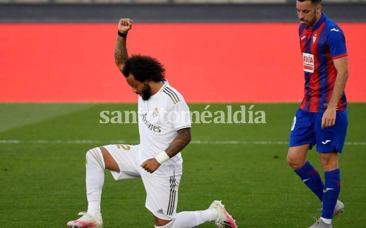 Real Madrid superó a Eibar 3 a 1, pero todos hablan del festejo de Marcelo