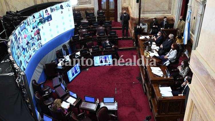 Sesión del Senado de la Nación. (Foto: Télam)