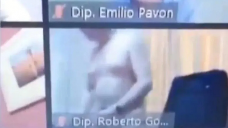 La insólita explicación de un diputado paraguayo que sesionó desnudo vía Zoom: “Se me cayó el tereré”
