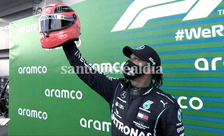 Hamilton ganó en Nürburgring e igualó el récord de victorias de Schumacher
