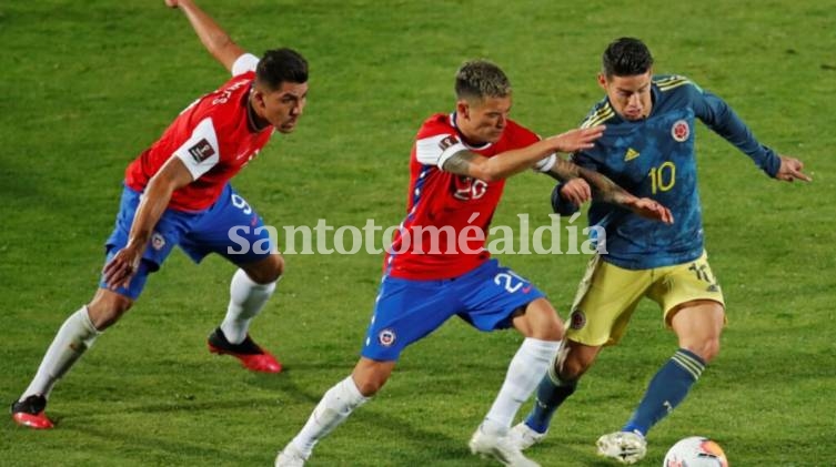 Chile lo habia dado vuelta, pero Colombia se lo empató sobre el final con gol de Falcao