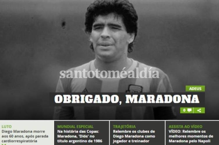 El mundo llora a Diego