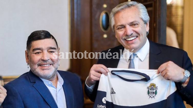 Alberto Fernández recordó al ídolo: “Estamos en deuda con él, solo nos dio alegrías”