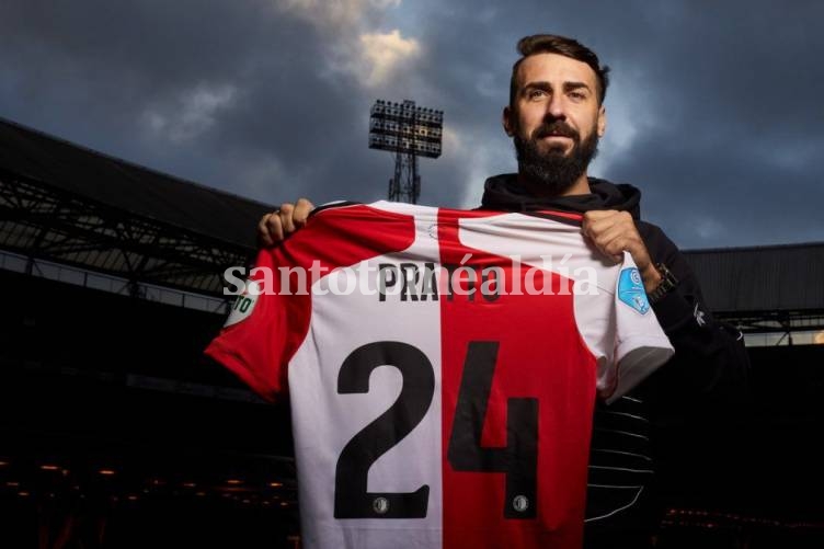 Lucas Pratto fue presentado en el Feyenoord de Holanda
