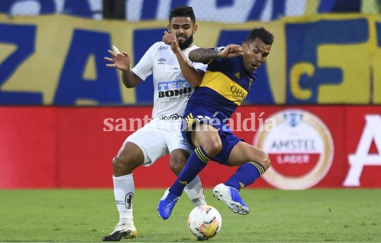 Boca empató sin goles con Santos y el pase a la final de la Libertadores quedó abierto