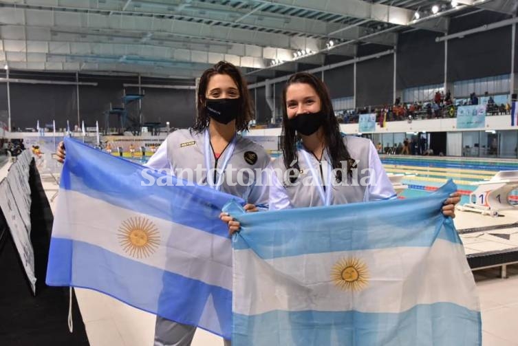 Natación: Delfina Pignatiello brilló y se subió a lo más alto en 800 libres