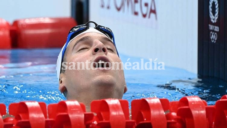 Santiago Grassi no clasificó en los 50 metros libres y quedó eliminado